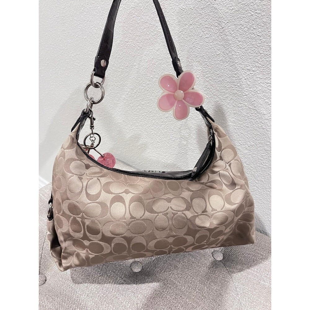 Coach Signature C Monogram Shoulder Bag - Picture 4 of 11